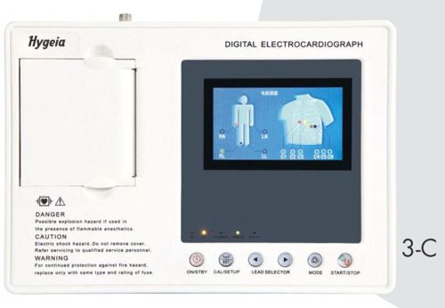 DIGITAL THREE CHANNEL ELECTROCARDIOGRAPH