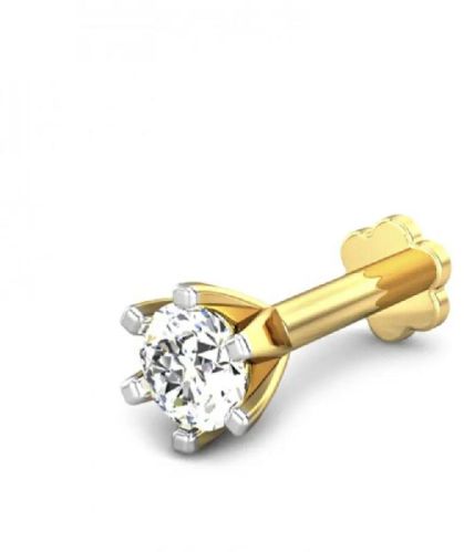 Polished Daimond Diamond Nose Pin, Feature : Attractive Designs, Finely Finished, Rust Proof, Scratch Resistant