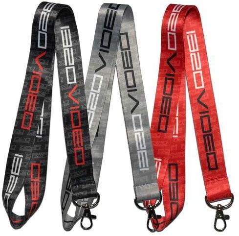 Plain Satin ID Card Lanyards, Color : Black