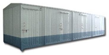 Polished Steel Portable Labor Cabin, Shape : Rectangular