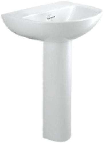 Polished Plain Ceramic Parryware Pedestal Wash Basin, Size : Standard