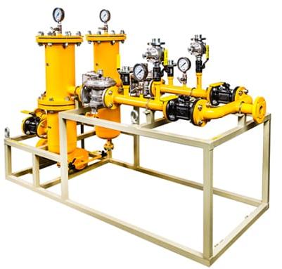 CNG & PNG Gas Metering Skid System