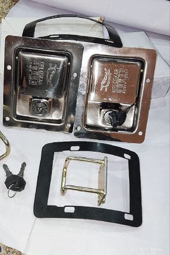 Stainless Steel Canopy Door Lock With Key Set and Catcher