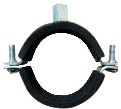 Silver Anodize Mild Steel Pipe Bracket Clamp, Technics : Zinc Plated