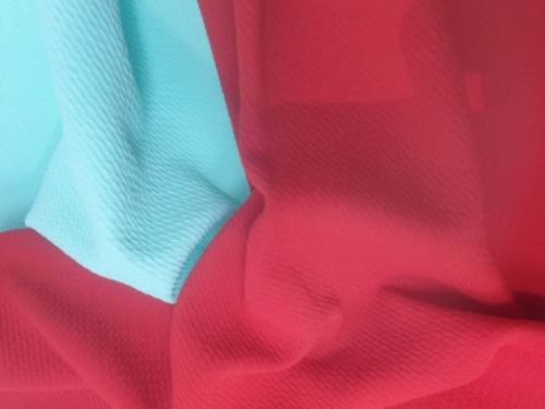 Karara Indian Bubble Polyester Fabrics, For Garments, Apparel/Clothing, Occasion : Sportswear, Activewear