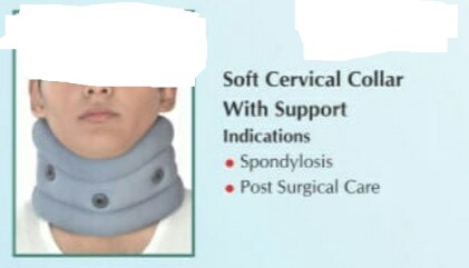 Plain Soft Cervical Collar,, For Hospital, Personal, Style : Belt