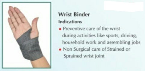 Wrist Binder, Size : Universel