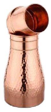 Copper Hammered Sugar Bedroom Bottle, Packaging Type : Box