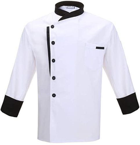 Plain Cotton Chef Uniform, Size : S, XL, XXL, 2XL, 3XL, 4XL