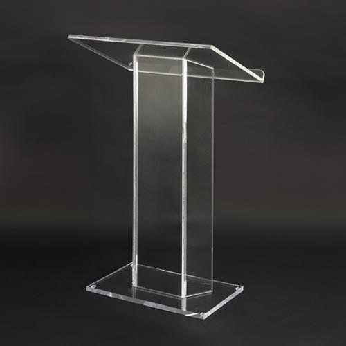 Acrylic Podium, Color : Transparent