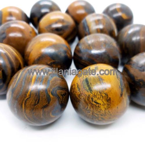 Iron Tiger Sphere Polishing Crystal Agate Sphere Crystal Stone Sphere