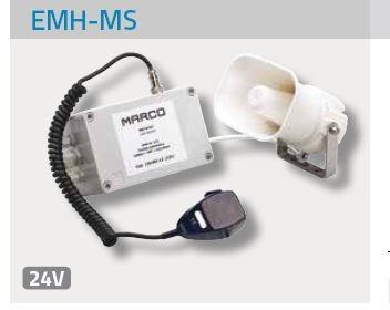 EMH-MS 24V Electronic Whistle + Mike + Siren