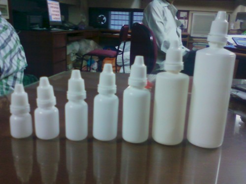 Oval Plastic Dropper Bottle