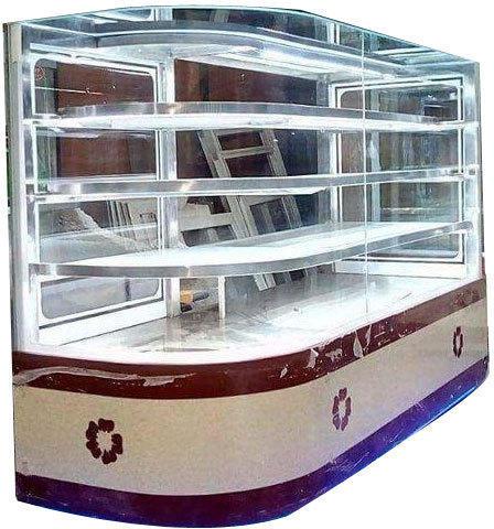 Stainless Steel Electric Curved Display Counter, Voltage : 220V