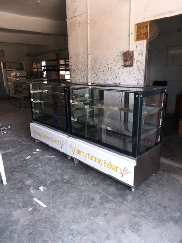 Stainless Steel Electric Automatic Rectangular Display Counter, Feature : Fast Cooling, Good Freshness