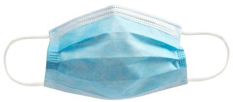 Sky Blue Cotton 3 Ply Face Mask, For Medical Purpose, Model Number : 2204