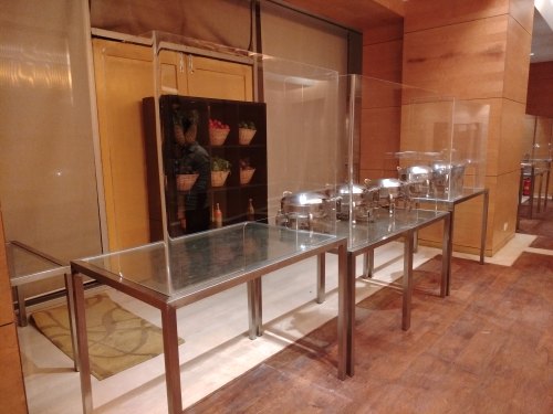 Acrylic Table Partition, Color : Transparent