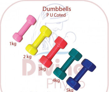PU Coated Dumbbells, For Helps In Hand Exercise