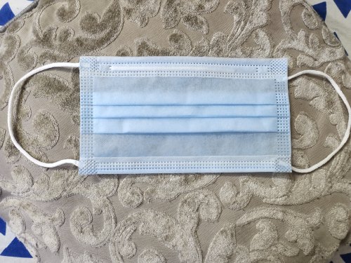 Non Woven Spun Bond 3 Ply Face Mask, For Medical Purpose, Certification : ISO, GMP, FDA