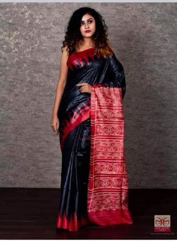 Unstitched Ghicha Print Silk Sarees, Speciality : Easy Wash, Dry Cleaning, Shrink-Resistant