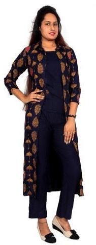 Designer Chiffon Kurti, Size : M, L, XL