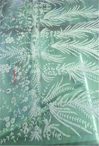 Embroidered Fabric, Color : Multicolor