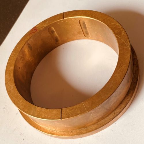 Polished Plain Brass Bush, Shape : Round