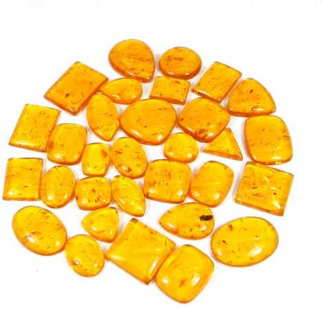 Natural Amber Gemstone, For Jewellery, Color : Yellow