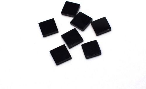 Natural Black Onyx Flat Gemstone, For Jewellery