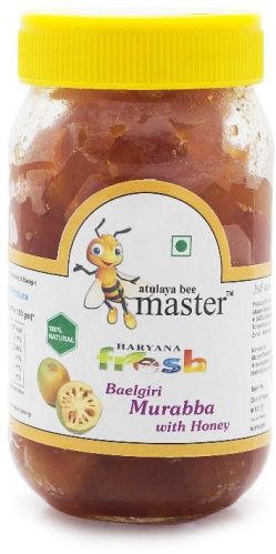 Natural Bael Murabba With Honey, Packaging Type : Jar