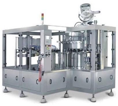 Polished Semi Automatic Mild Steel Beverages Can Filling Machine, For Soft Drink, Juice, Voltage : 380V