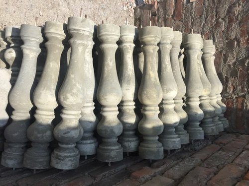 Coated RCC Fancy Pillars, For Construction Use, Shape : Round