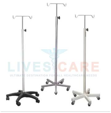 Livescare IV Stand (Saline Stand), For Hospital