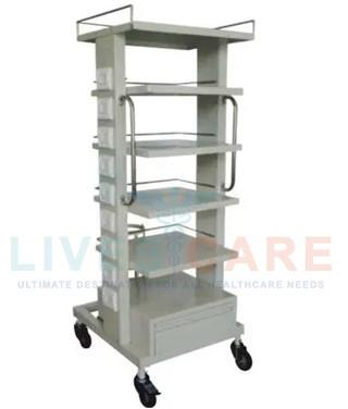 Monitor Trolley, For Hospital, Color : Silver