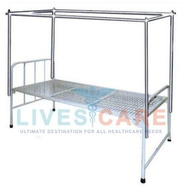 Stainless Steel Mosquito Net Pole, For Clinical, Home, Hospital