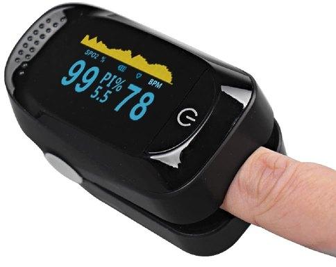 Fingertip Pulse Oximeter, Display Type : Dual Color OLED Display