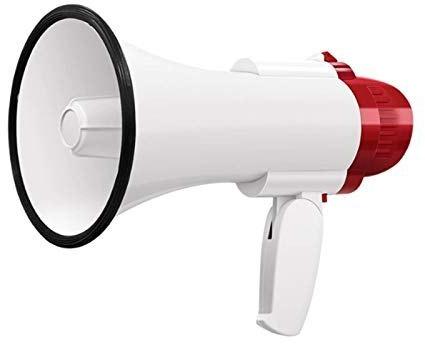 ABS Plastic Mini Megaphone, Power : DC
