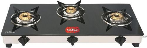 Glass Top 3 Burner Str Gas Stove