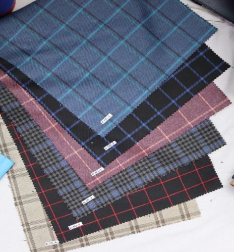 Item No - 1455 (Winter Collection), For Suiting, Pattern : Checked