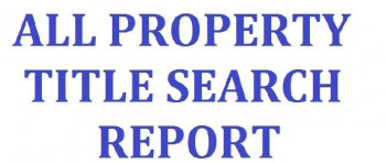 Property Title Search Report Services