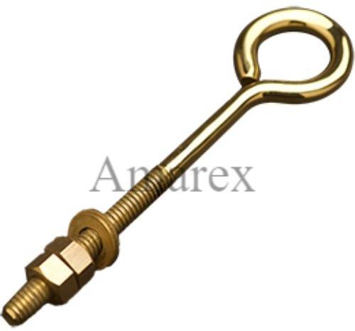 Brass Eye Bolts, Thread Type : Half Thread