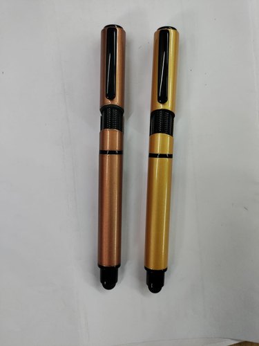 Mobile Stand Metal Ballpoint Pen, Color : Black., Golden