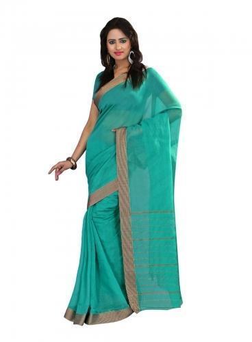 Cotton Plain Saree, Occasion : Casual Wear