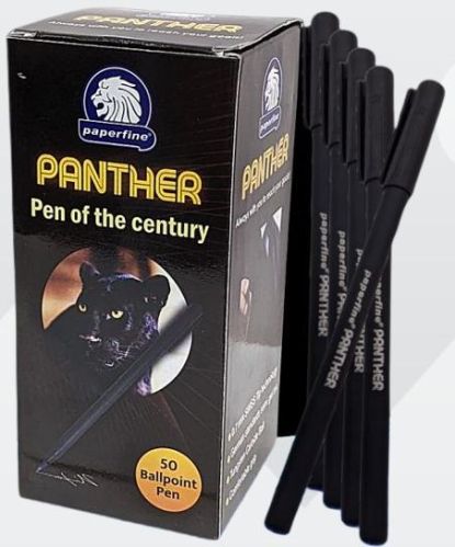 Paperfine Panther Refill Ball Pen, Ink Color : Blue, Black