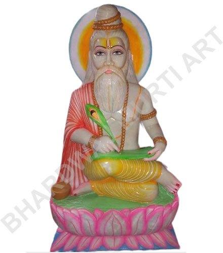 Paint Coated Marble Valmiki Ji Statue, Size : 4 Feet