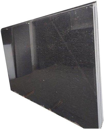 16mm KSR Stone Granite Slab, For Flooring, Counter Tops, Pillars, Color : Black