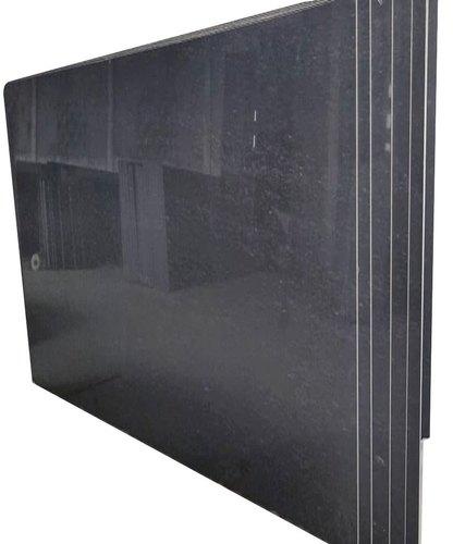 18mm KSR Stone Granite Slab, For Flooring, Color : Black