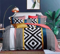 ANTILIA GLACE COTTON 3D Bedsheet, Size : KING SIZE