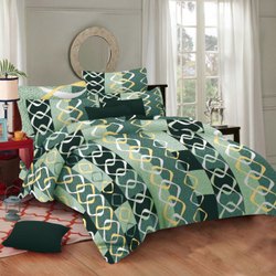 Cotton Printed Bed Sheet, Color : Multi Colored