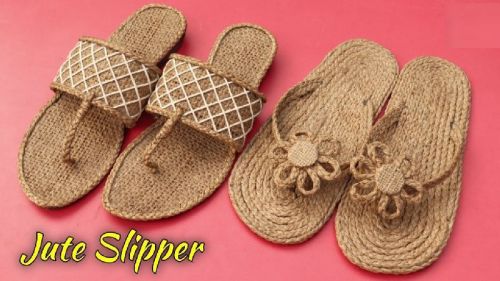 Plain Jute Slipper, Gender : Female